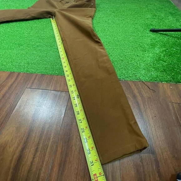 Lululemon Pants Mens 31 Brown ABC Skinny Warpstream Stretch Pockets Active - Picture 2 of 8